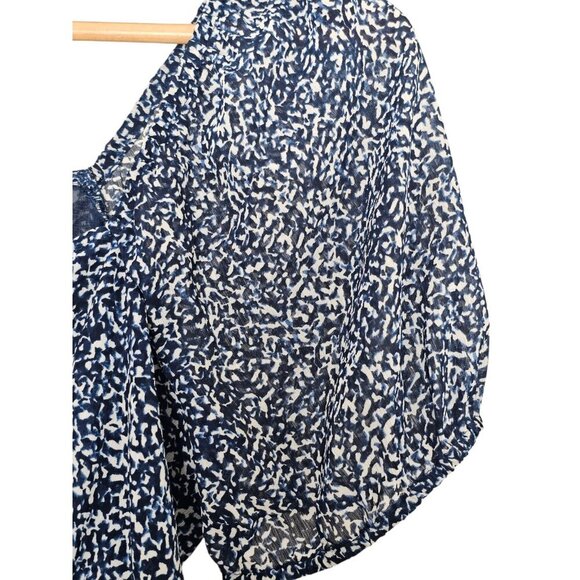 Women's - Madewell Sweetheart Top in Bengali Blockprint, Size 2 - Picture 8 of 12